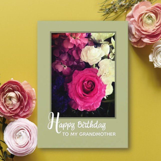 À Ma Grand-Mère ! Belle Bonne Carte d'anniversaire (Créateur téléchargé)