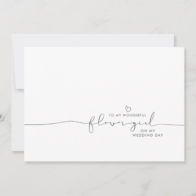 À ma Mariage Fleur  Matin mignon message (Devant)