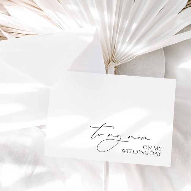 "À ma mère le jour du mariage" Message du Mariage  ("To My Mom On Wedding Day" Morning Wedding Message)