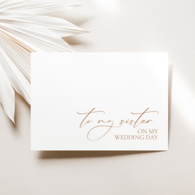 "À ma soeur le jour de mon mariage" Message Mariag (Créateur téléchargé)