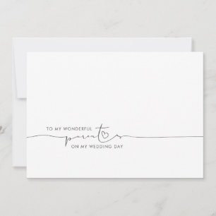 À Mes Parents Mariage Matin Message mignon