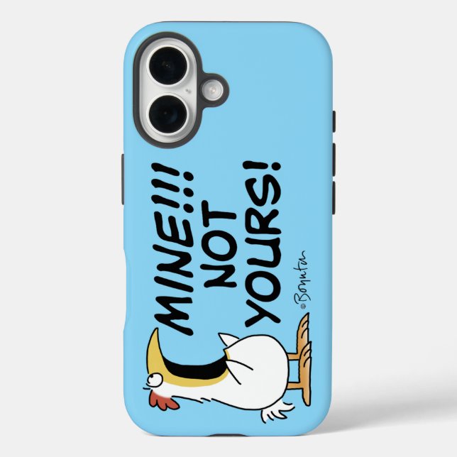 À MOI ! PAS À VOUS ! Étui pour téléphone en forme  (Verso)
