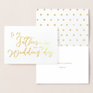 À mon beau-père sur ma carte d'achat du jour de ma