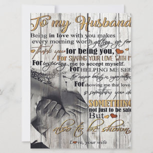 À mon cadeau de mari   LETTRE MARI   Décor  