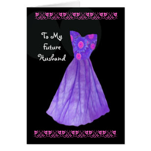 À mon futur mari - robe pourpre