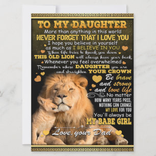 À Mon Lion Femme Cadeau Anniversaire, Amour Femme