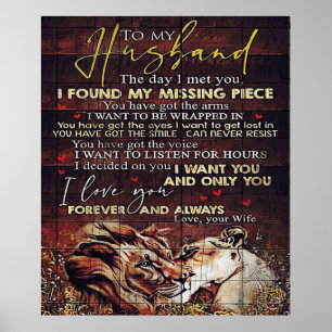 À mon mari   Cadeau de décoration de maison