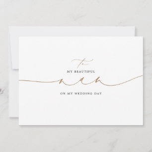 À Mon Nan Le Jour De Mariage Élégant