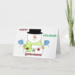 À MON OU NOTRE "VOISIN" à CHRISTMAS Carte de vacan