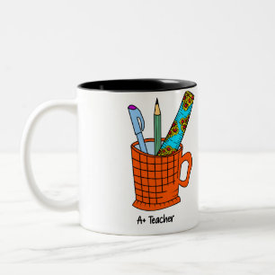 A+ Mug café enseignant Cadeau d'appréciation de