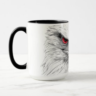 A mug with a picture of a bird