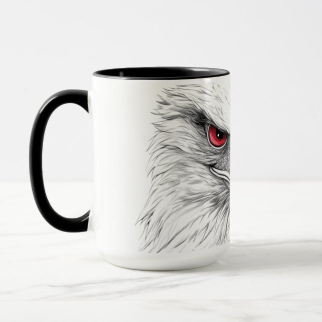 A mug with a picture of a bird (Gauche)