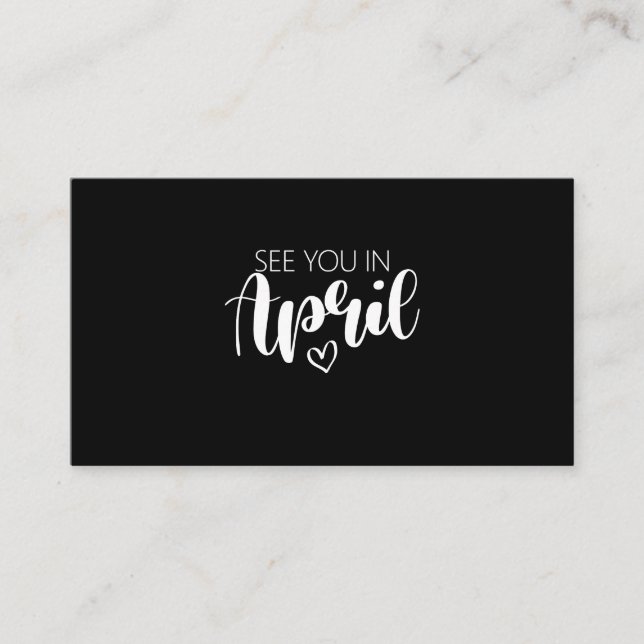 À Nous En Avril Faire-part De Grossesse (Devant)