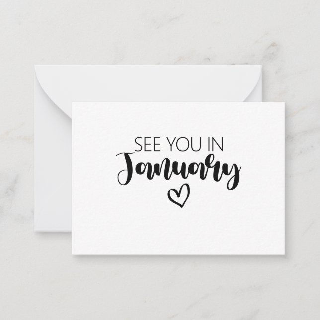 À Nous En Janvier Faire-part De Grossesse (Devant)