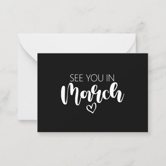 À Nous En Mars Faire-part De Grossesse (Devant)