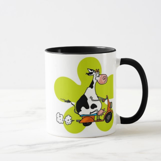 a obtenu de filer la tasse verte de fleur (Droite)