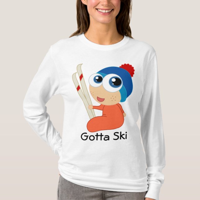 A obtenu de skier sweat - shirt à capuche de pull (Devant)