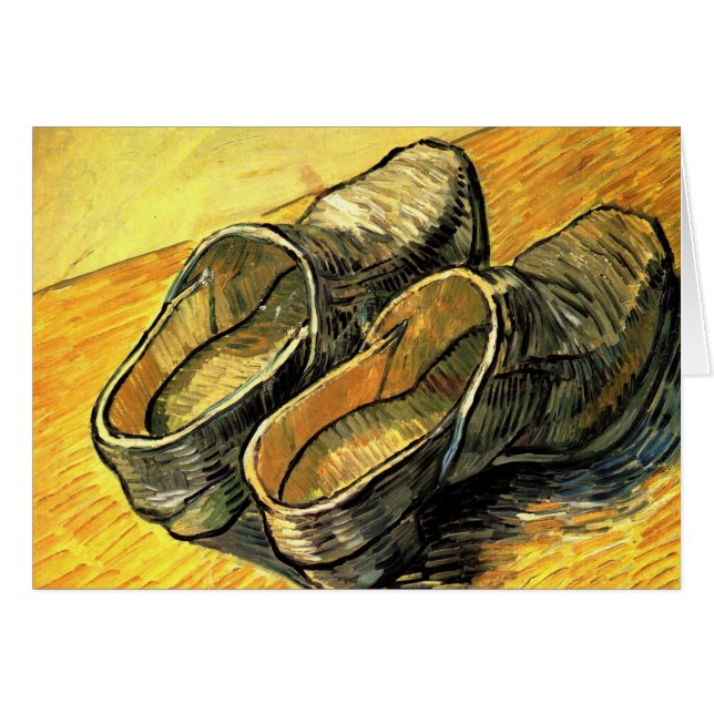 A Pair of Leather Clogs by Vincent van Gogh (Devant horizontal)