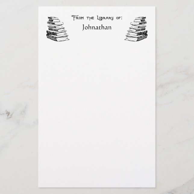 À partir de la bibliothèque de livres papeterie pe (Devant)