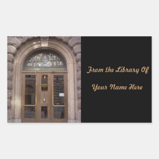 À Partir De La Bibliothèque Des Étiquettes De Livr