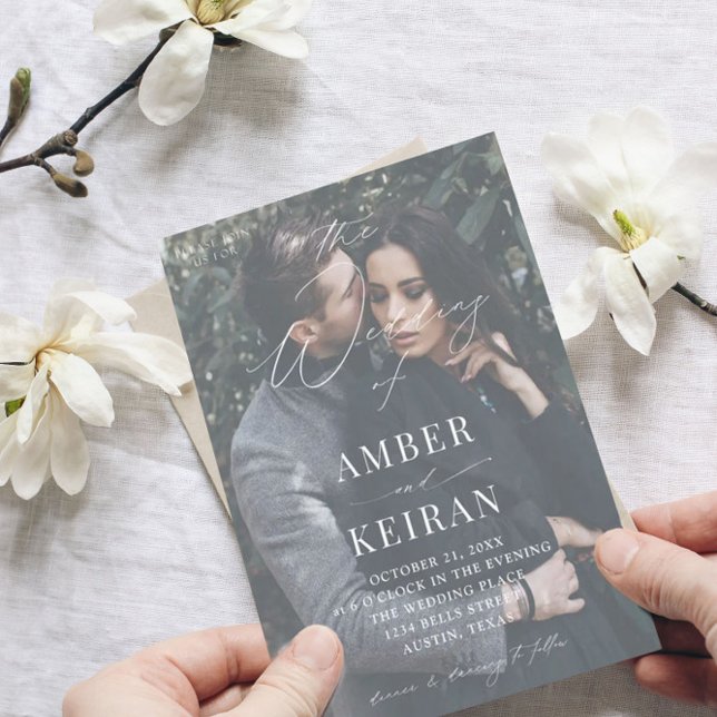 À peine là Shades - Faire-part de mariage photo (Créateur téléchargé)