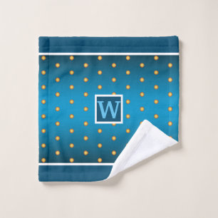 À petits pois d'or sur le dégradé bleu (modifie