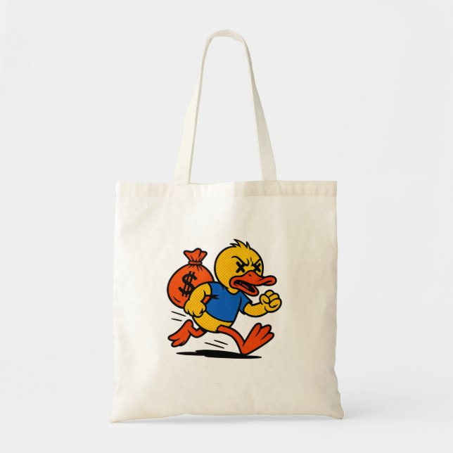 A POP ART STYLE THIEF DUCK Tote Bag (Devant)