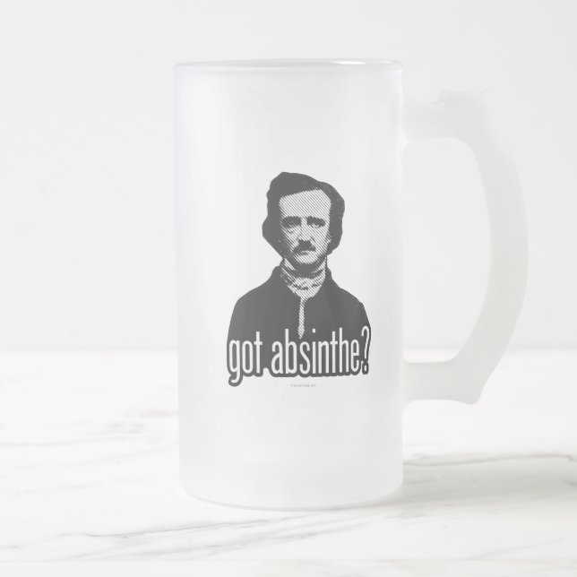 a pris absinthe ? tasse de bière en verre décongel (Droit)