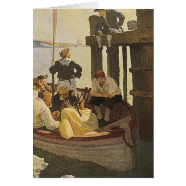 À Queen's Ferry par NC Wyeth, Vintages pirates (Devant)