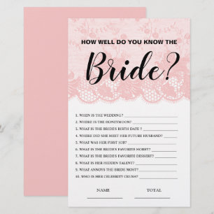 À quel point connaissez-vous le jeu de mariage Bri