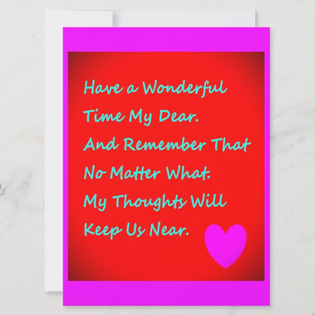 À quelqu'un de spécial avec des mots pour leur dir (Devant)