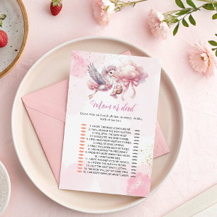 À qui ressemblera bébé ? Jeu sur le thème rose Mam