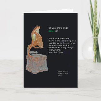 À quoi sert la musique ? Carte de vœux
