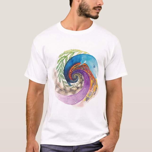A.R.T. Senses Swirl TShirt femmes/hommes (Devant)