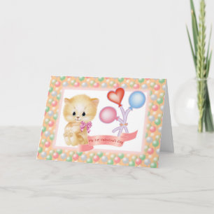 Ă?re carte de Saint-Valentin de bébé