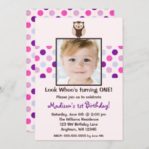 Ă?re invitation de photo de fille d'anniversaire