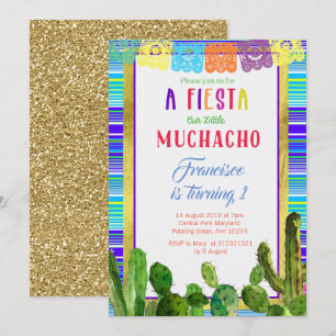 Ă?res invitations d'anniversaire de Mexicain