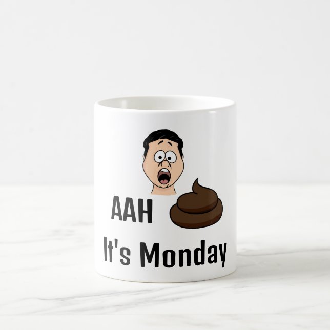 A S&%# C'est le lundi Café Mug (Centre)