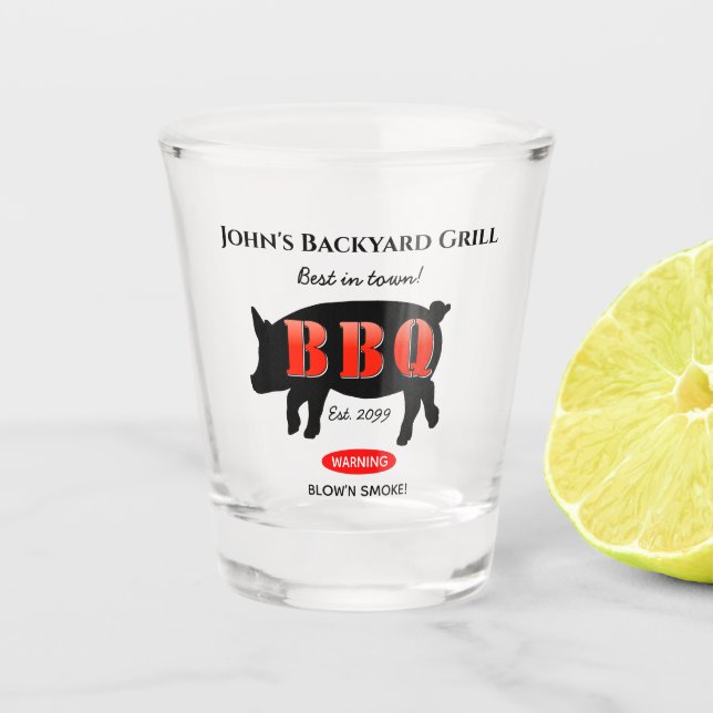 A Shot Accueil Jardin Grillade bière Soda Handle Verre de (Devant)