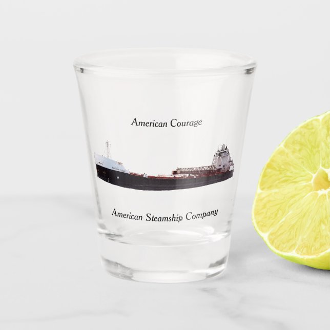 A Shot American Courshot verre (Devant)