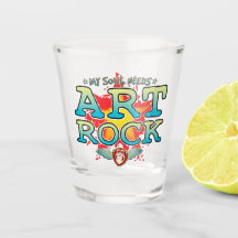 Art Rock Soul verre de tir