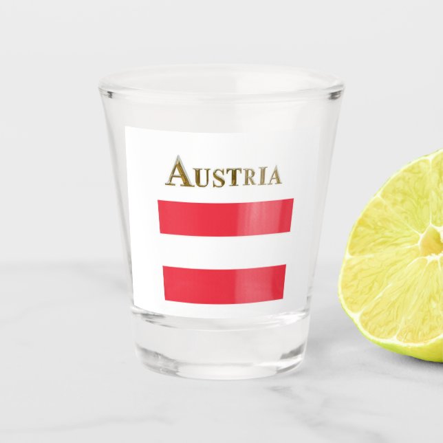 A SHOT AUTRICHE VERRE TISSÉ  (Devant)
