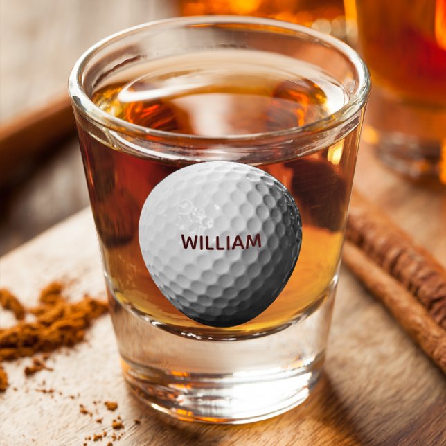 A Shot Balle de golf Verre de tir personnalisé (Créateur téléchargé)