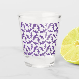 A Shot Battes violettes Halloween en verre abattu