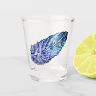 A Shot Beau Verre de prise de plume