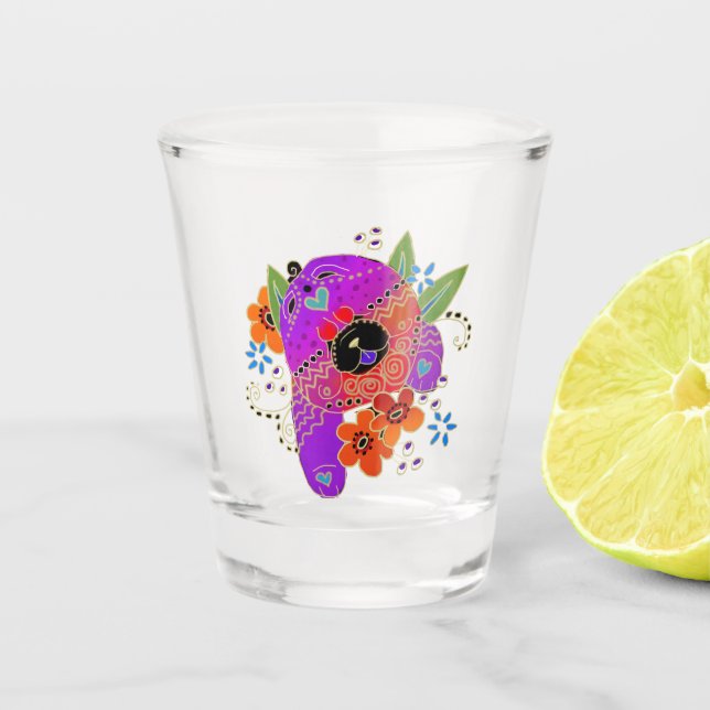 A Shot BINDI ROUGH CHOW verre à prise (Devant)