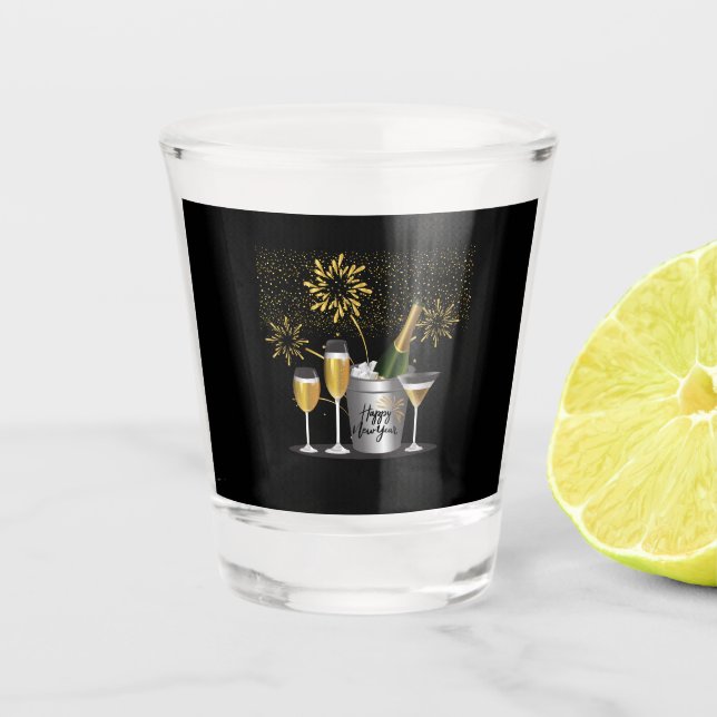 A Shot Bonne année - Verre de tir (Devant)
