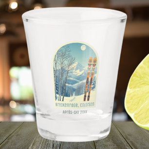 A Shot Breckenridge Colorado vacances ski abattu verre
