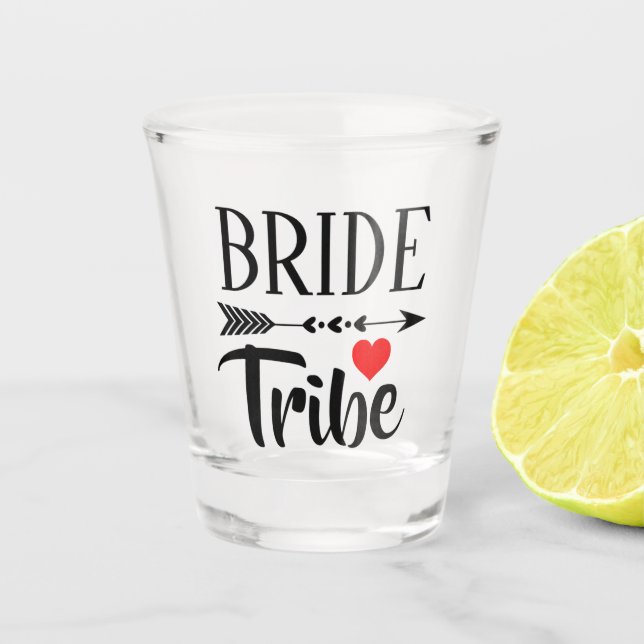 A SHOT BRIDE TRIBE MARIAGE PARTI TIRE VERRE (Devant)