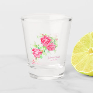 A Shot Café Roses en verre
